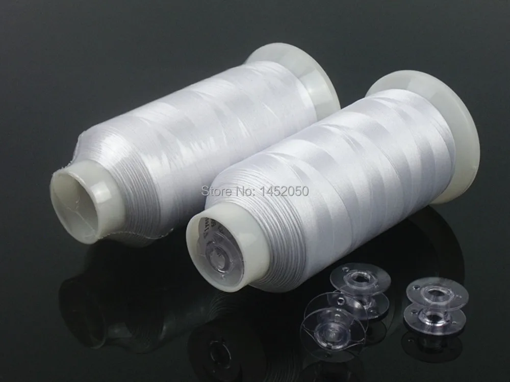 5000 М/spool Вышивка Нижней Нити + 25 шт. Размер Пластиковые Пустой Катушки | Дом и сад