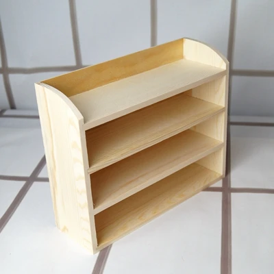 mini shoe rack BJD мини мебель деревянная стойка для обуви для 1/6 1/4 1" высокий BJD кукла YOSD MSD DK DZ AOD DD кукла использовать heduep - Цвет: mini shoe rack