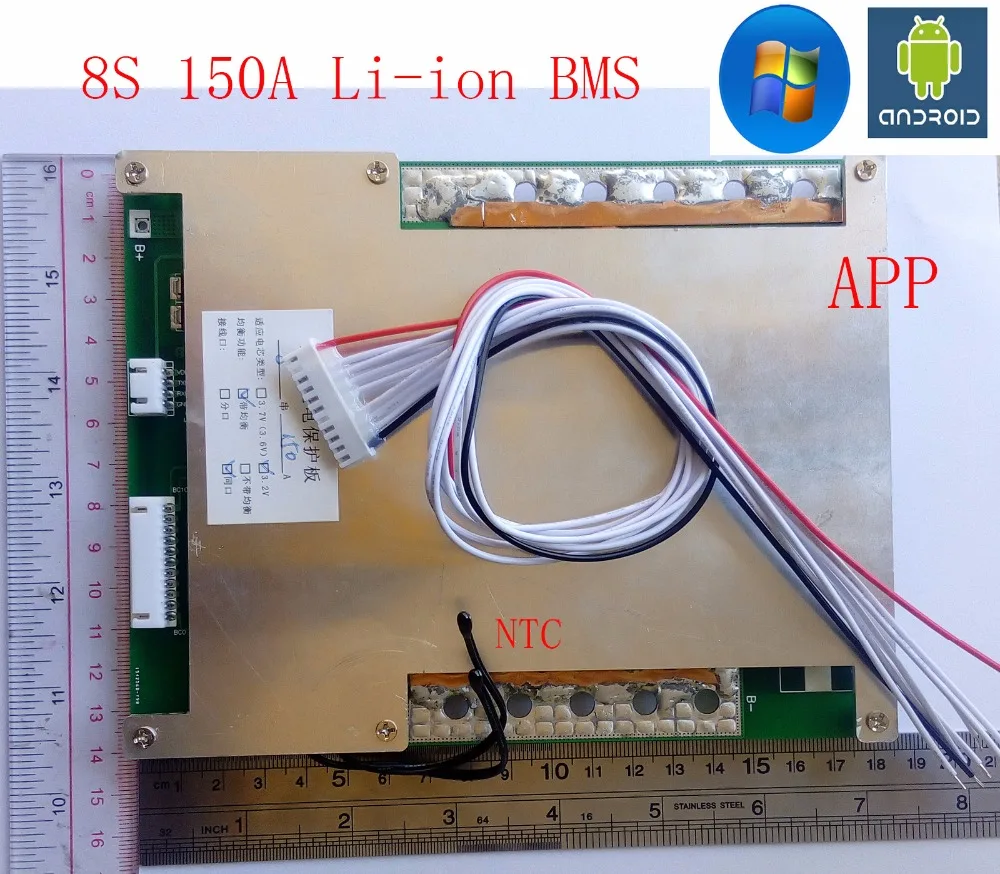 8 S 150A липолитиевый полимер BMS/PCM/PCB плата защиты батареи для упаковок 18650 батарея E