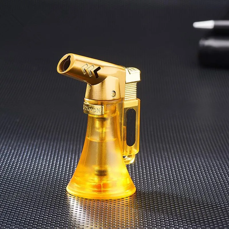 Random Color Windproof Jet Butane Torch Turbo High pressure direct Cigarette cigar pipe gas Lighter Accessories |