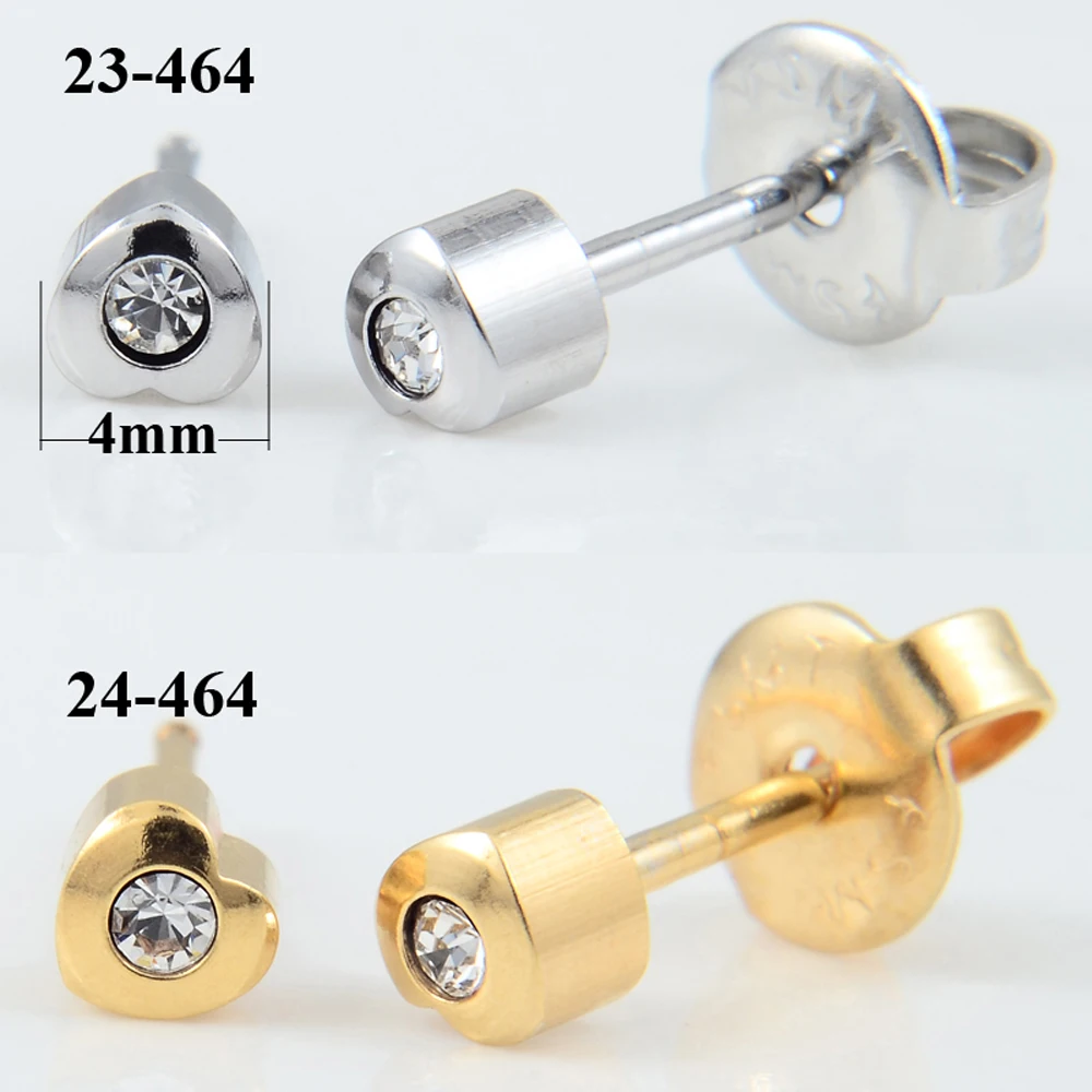 Пара уха шпильки для пирсинга Push-Back серьги хряща Tragus шпилька с полным круглым, сердечко с драгоценным камнем, жемчугом, бабочкой очарование цветок маргаритки