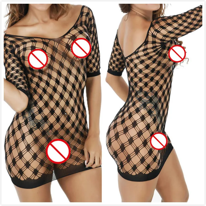 Эластичное сексуальное нижнее белье хит продаж Сетчатое платье Babydoll Эротическое
