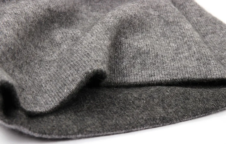 Осенне-зимняя Двусторонняя кашемировая большая шапка для отдыха мужчин и женщин