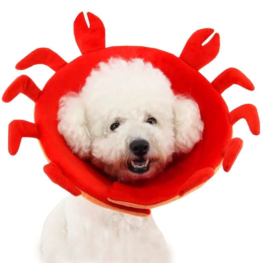 Ошейник для собак и кошек медицинский защитный ошейник от укусов когтей с