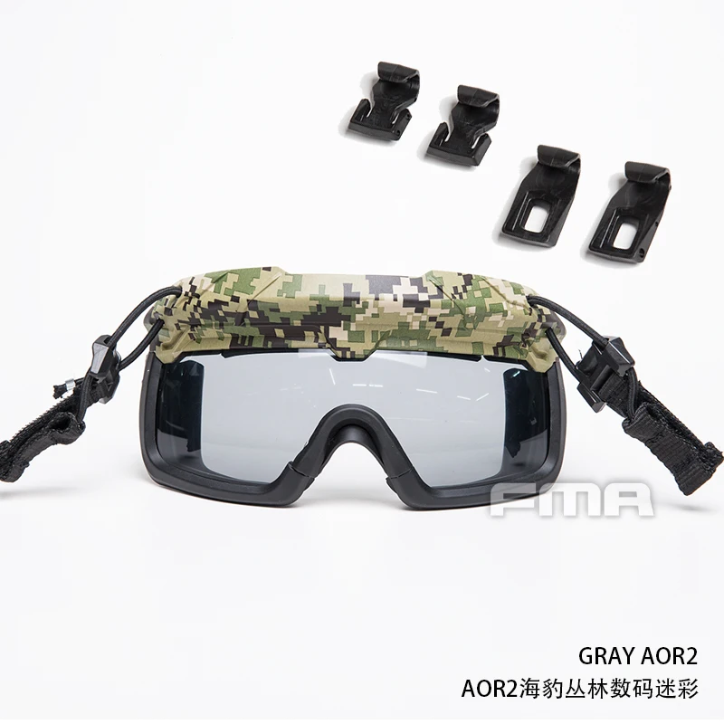Tactical Helmet Safety Goggles GRAY Tactical riot goggles FOR all ARC guides with OPS-CORE specs Helmet