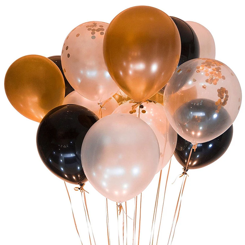 12inch Confetti Latex Balloons Mariage Anniversaire Ballon Happy Brithday Decorations Helium Air Ball Wedding Party Supplies | Дом и сад