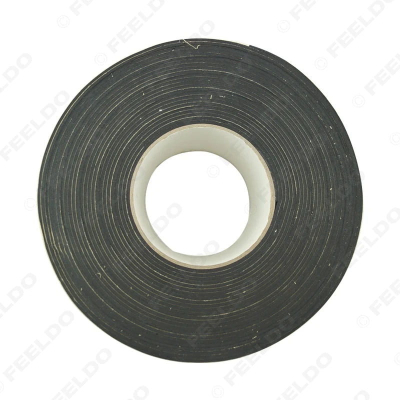 FEELDO 1PCS Black EVA Single-sided Adhesive Foam Tape Sponge 2mm Thick Sealing Width 70mm Length 10m #HQ2249 | Автомобили и