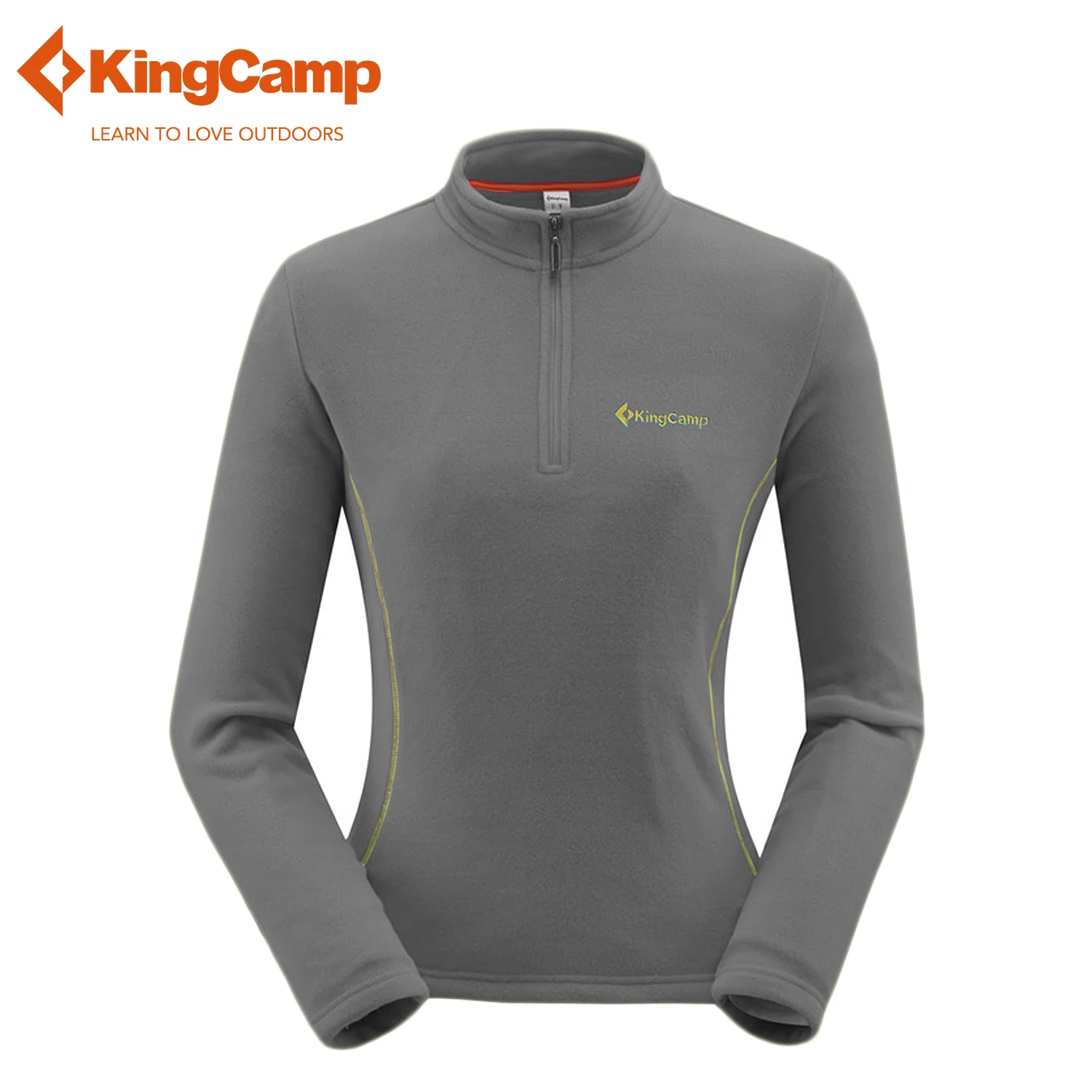 KingCamp женская спортивная одежда свитер на молнии спереди для улицы легкая