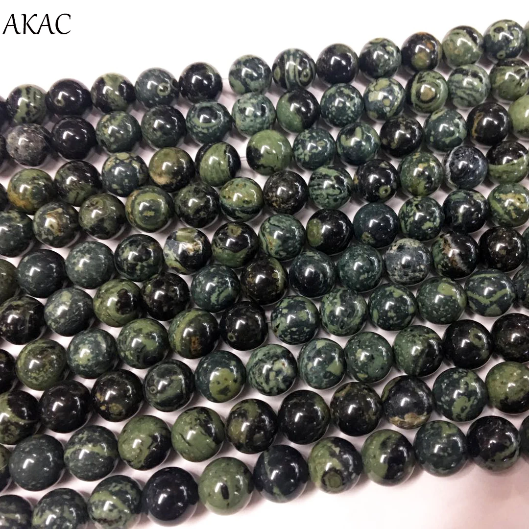 Акак натуральный rhyolite jasper россыпью бисер 6/8/10 мм для изготовления ювелирных