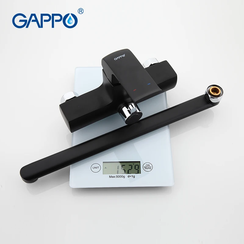 

GAPPO bathtub faucets black bathroom shower faucet rainfall shower set brass bath mixer faucet ducha de chuveiro