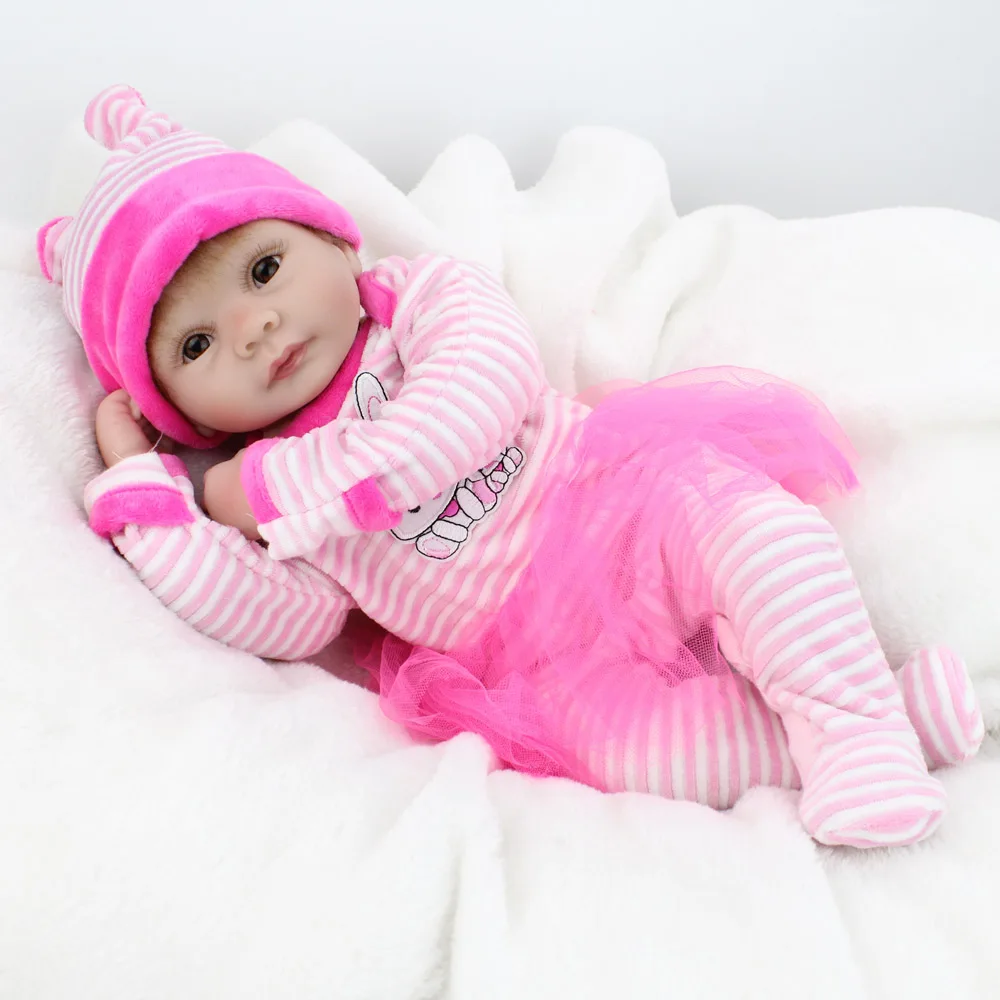 KAYDORA Reborn Baby Doll Girl Cloth Body Handmade 22 inch Kids Realistic Lifelike Soft Silicone Newborn Bebe | Игрушки и хобби