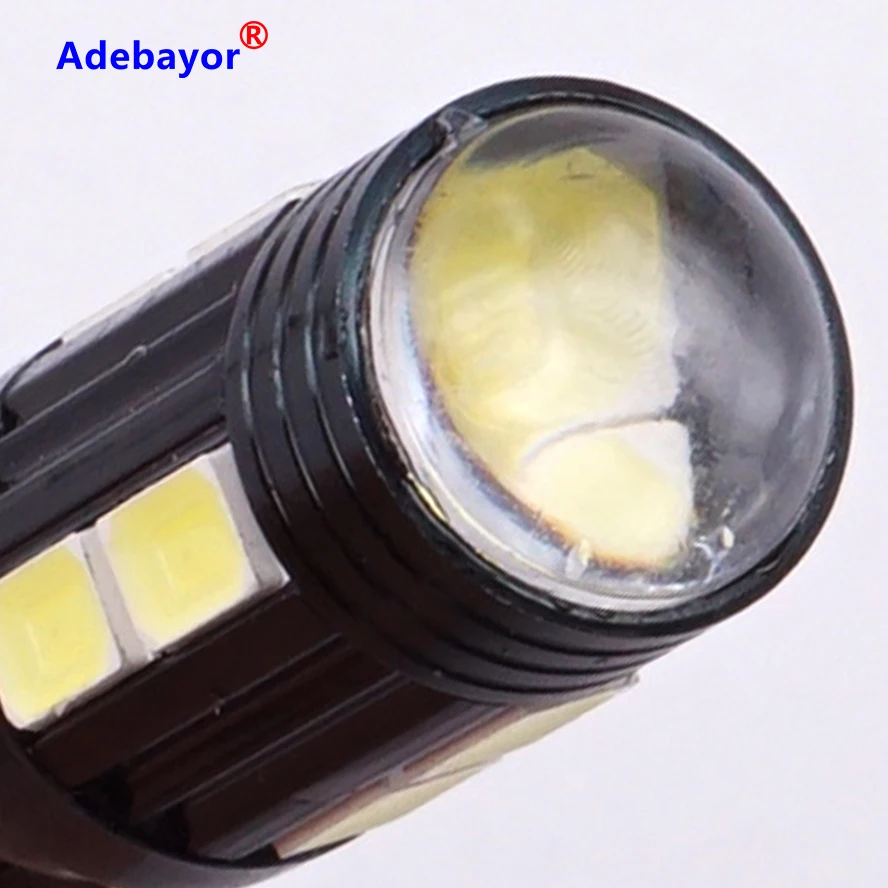 2 шт. T10 194 W5W 10 SMD 5630 LED двери автомобиля Номерной знак лампа теплоотвод Авто