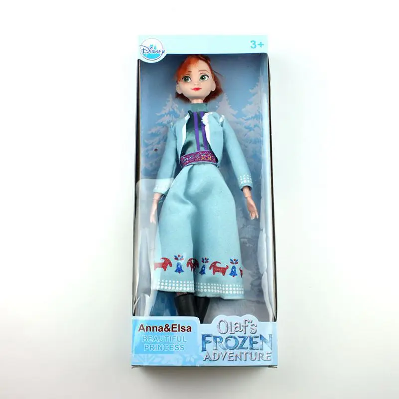 Модные детские аниме куклы Disney Холодное сердце принцесса Эльза и Анна набор