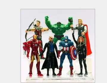 6 шт. в пункте этого мстители полный зеленый гигант человек паук бэтмен Железный