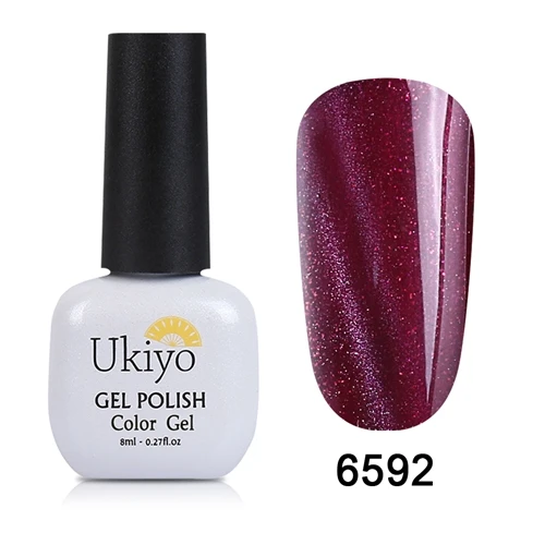 6592 Ukiyo 8 мл кошачий глаз УФ-гель для ногтей стемпинг для украшения ногтей DIY Nagellak магнитная палочка Лаки полуперманентный лак Гибридный лак - Цвет: 6592