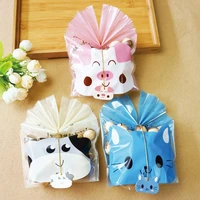 50pcsset cute pig animal candy bag cookie gift box pouch party wedding decorations kids birthday party supplies 2414cm