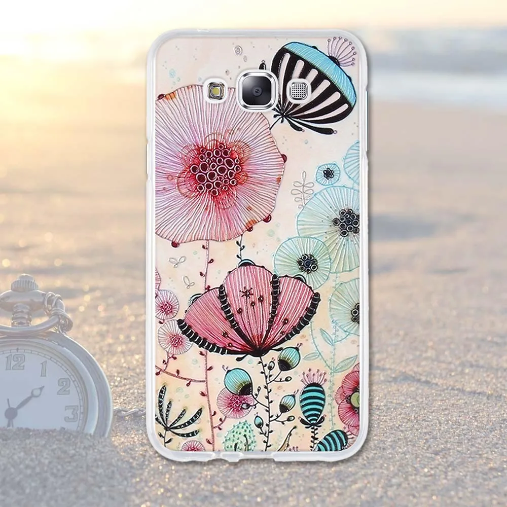 Мягкий силиконовый чехол из ТПУ для Samsung Galaxy E7 E7000 E7009 сумки|cover for samsung galaxy|case covercover |