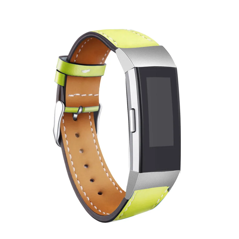 Для Fitbit Charge 3 натуральная кожа ремешок на запястье Браслет для Fitbit Charge3 фитнес-трекер SmartWatch ремешок