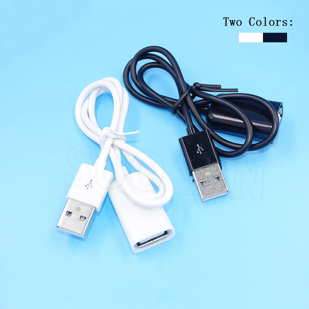 Удлинительный Кабель адаптер USB 2 0 коннектор 50 см и 100 Папа мама кабель для