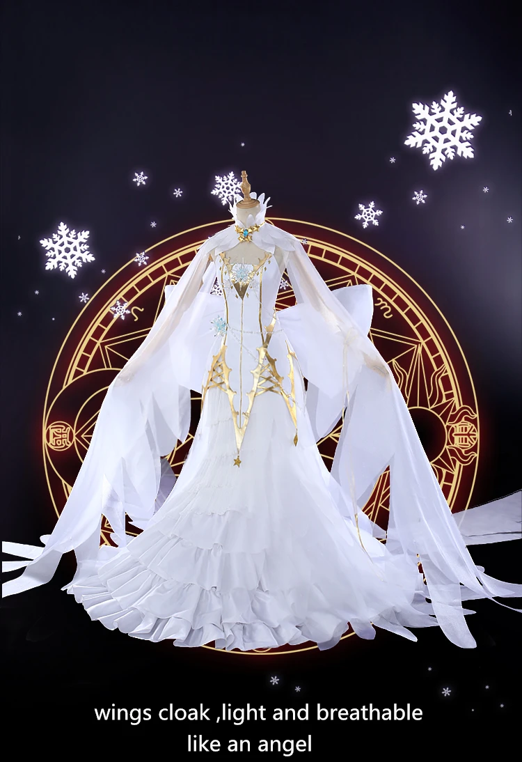Card Captor Sakura Tomoyo Daidouji cosplay costume Snow Angel daidouji dress comics cosplay