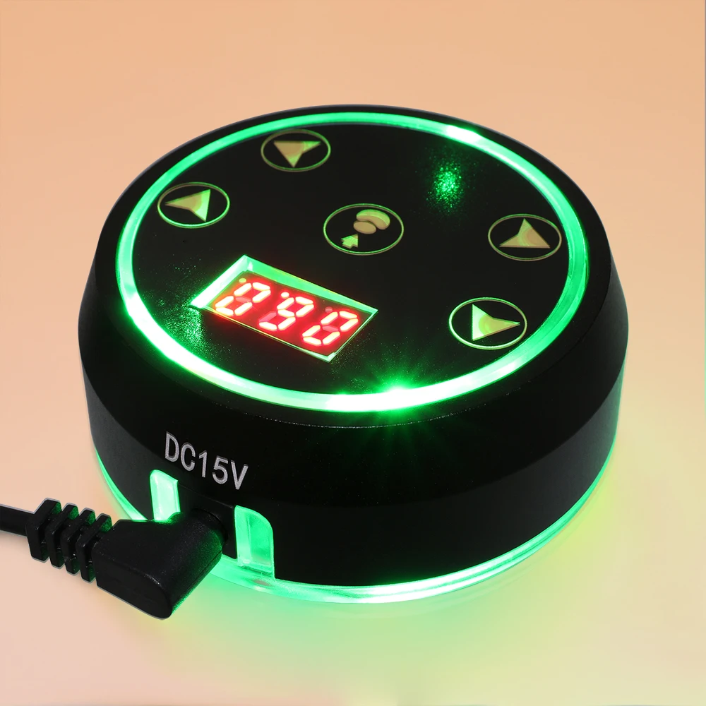 Новый профессиональный блок питания для татуировок Mini AURORA II LCD с адаптером