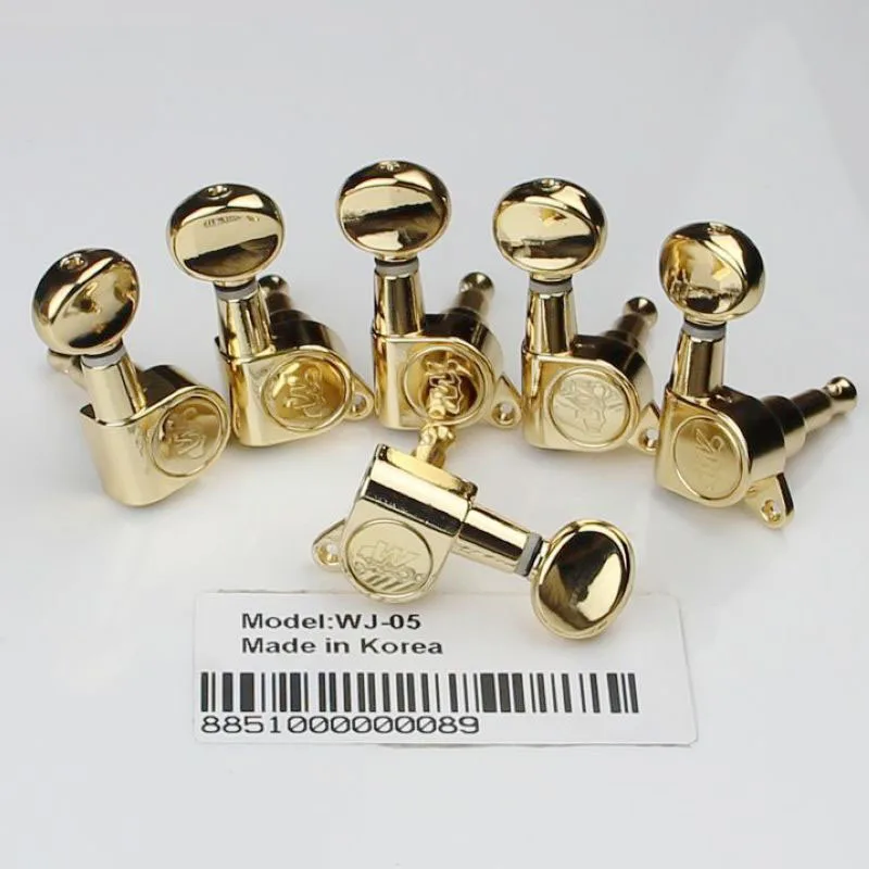 

WJ-05 Wilkinson Machine Heads 6R in-line Guitar Tuners Gold