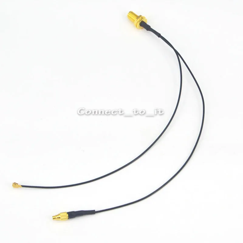 Удлинительный Кабель адаптер SMA Series RP с гнездом на штырь MMCX + фоторазъем RF Coax 19 см 20