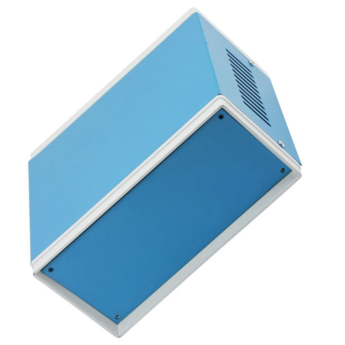 Brand New 6.7&quot x 5.1&quot 3.1&quot Blue Metal Enclosure Project Case DIY Junction Box | Terminals