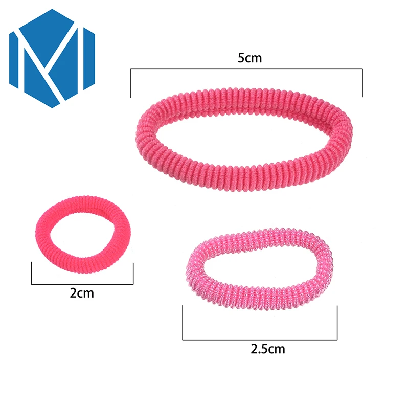 Резинка для волос M MISM 50 шт./лот эластичная лента яркого радужного цвета