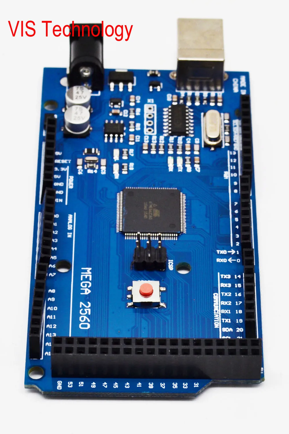 Плата Mega 2560 R3 Mega2560 ATmega2560 CH340G на USB-кабеле для Arduino совместимый без USB-кабеля 1 шт. |