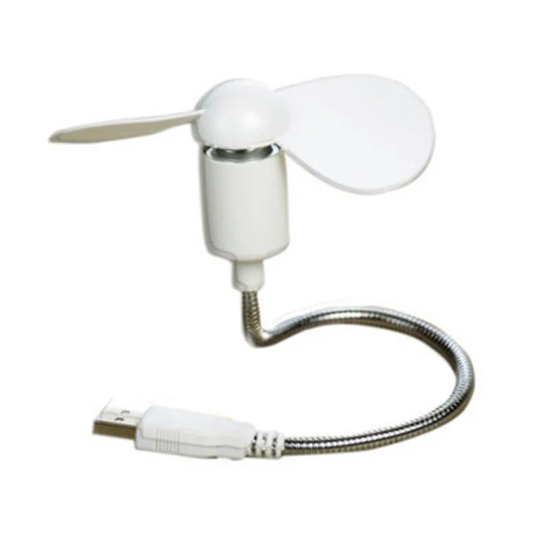 Портативный USB кулер мини вентилятор с гибким подключением к для ноутбуков