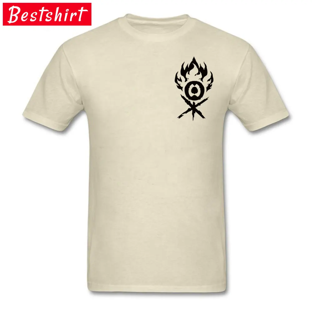 Clans Guild Symbol футболки с принтом в виде высоких пикселей мужские рукавами