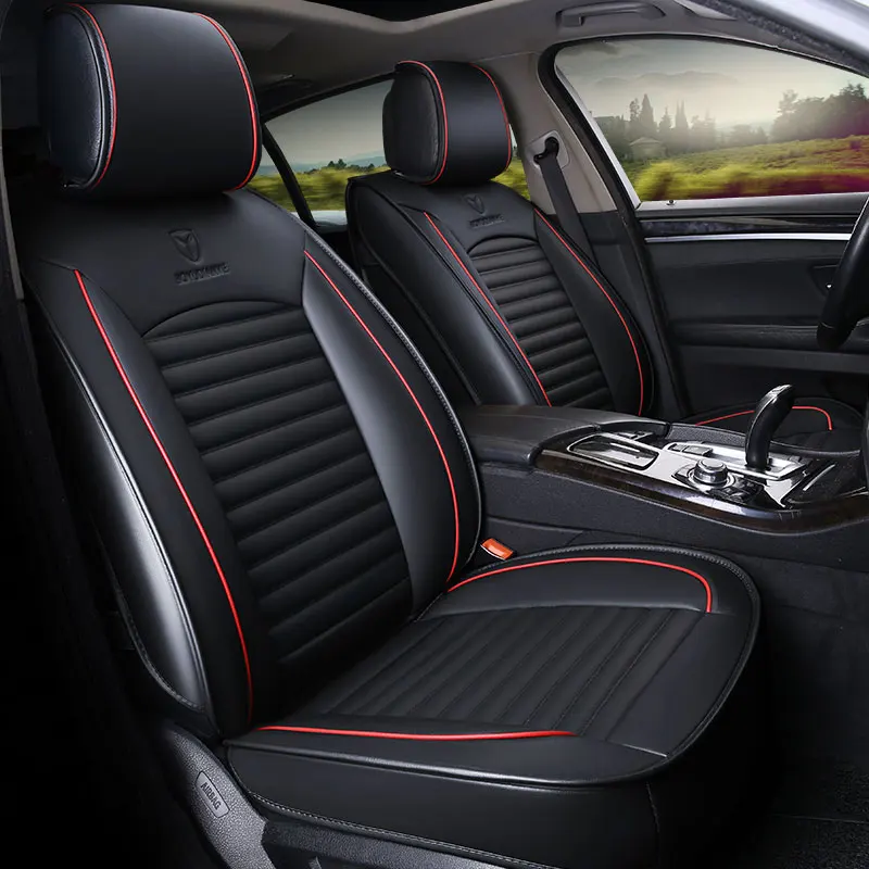 Чехлы для сидений автомобиля из искусственной кожи чехлы Автомобильные подушки