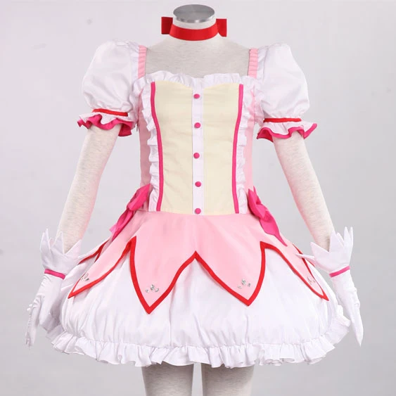 Женский костюм для косплея Puella Magi Мадока Канаме на Хэллоуин аниме