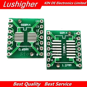 10 шт., переходник TSSOP14 SSOP14 SOP14 к DIP14