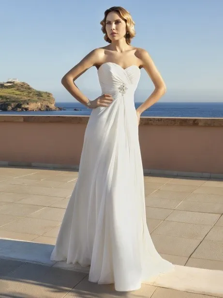 White Bridesmaid Dress for Beach Weddings Off the Shoulder Beaded Chiffon Sweetheart Lace Up Back Vestidos De Festa Long | Свадьбы и