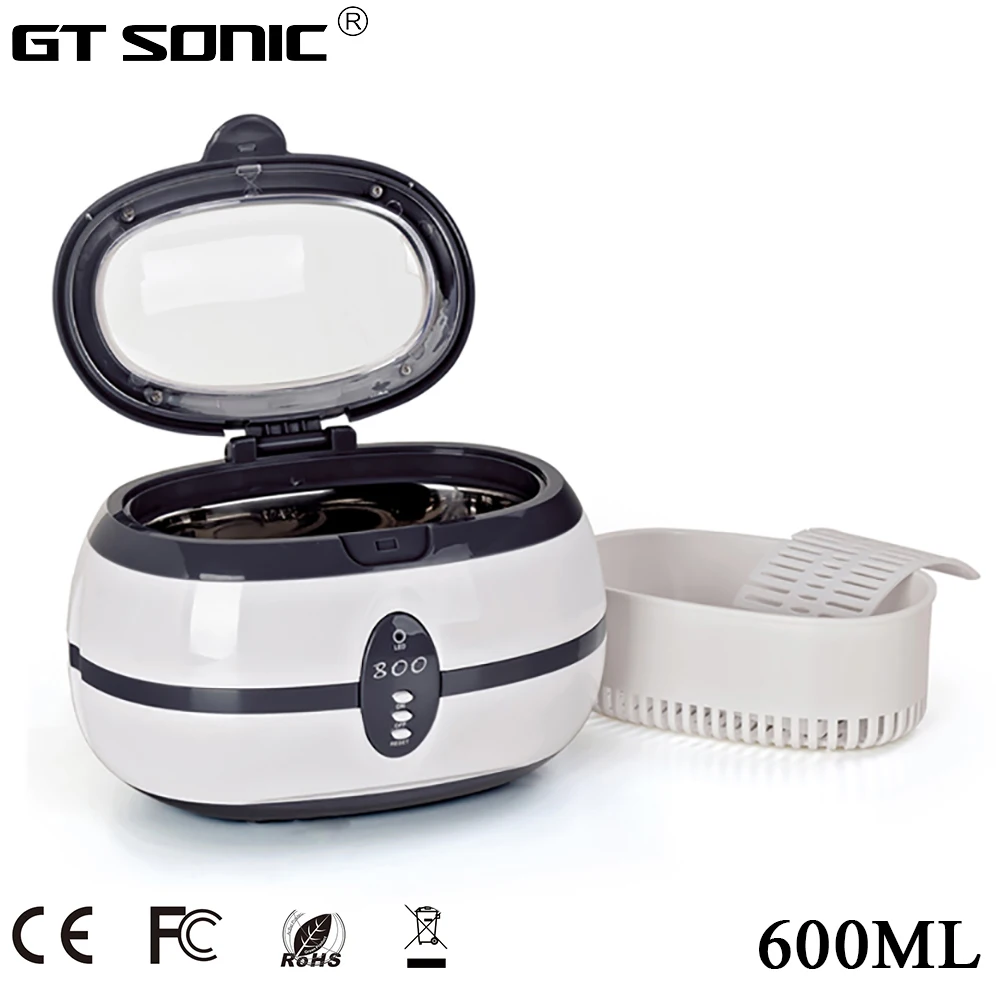 GTSONIC 600 мл ультра Соник Очиститель таймер для ванны ювелирные изделия кисти очки Маникюр камни резаки Стоматологическая бритва части ультразвук