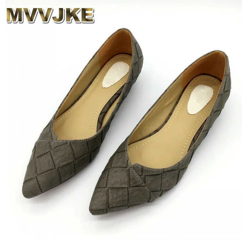 Женские туфли-лодочки с острым носком и без застежки из ПУ кожи | Обувь