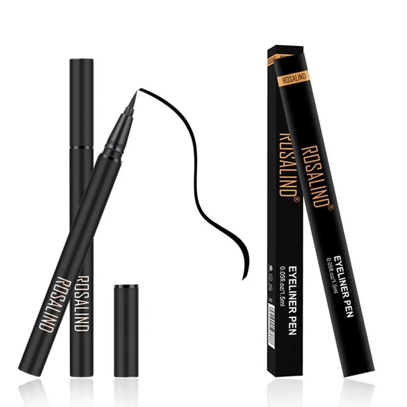 ROSALIND Новая Подводка для глаз штамп Макияж Черная Водонепроницаемая подводка с