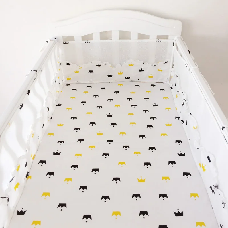 Xisayababy детское хлопковое постельное белье для детской кроватки дышащий сетчатый