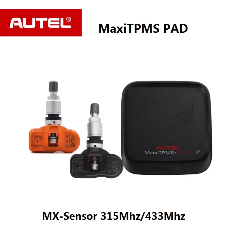 Autel MX Сенсор 315 MHZ 433 2 в 1 TPMS программы Макси зажим для подушки Cloneable oe уровня шин