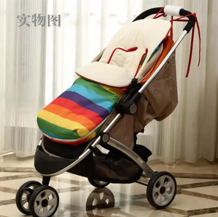 Радужные Зимние Детские спальные мешки спальный мешок для автомобильного