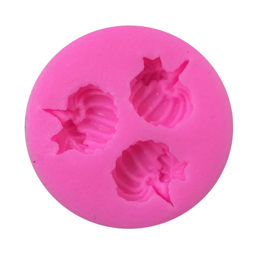 Cute Pumpkins Silicone Cake Decorating Baking Tool Biscuit Fondant Cookie Mold Candy Chocolate Mould X058 |