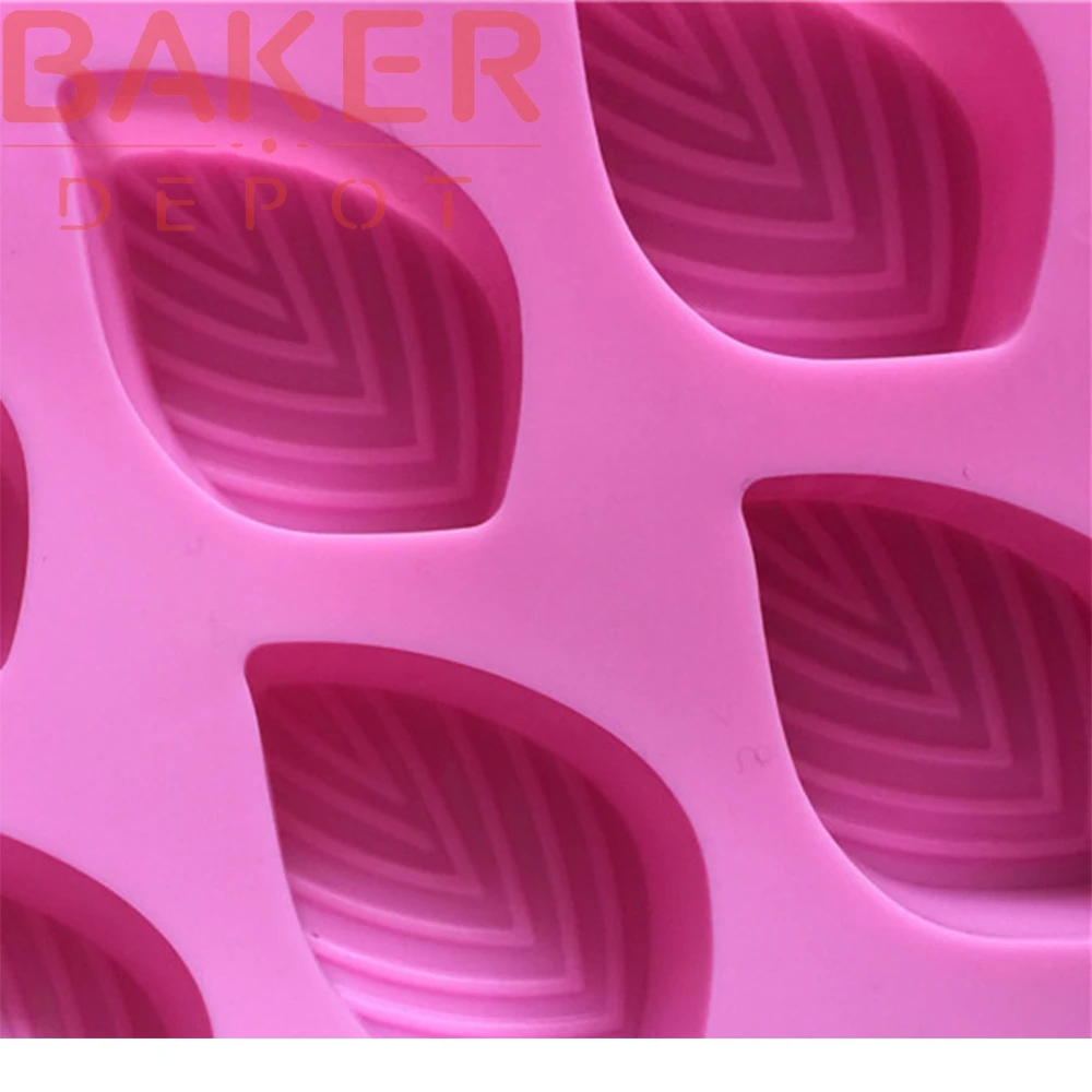 Силиконовая форма для выпечки 10 ячеек|mold leaf|silicone moldhandmade soap mold |