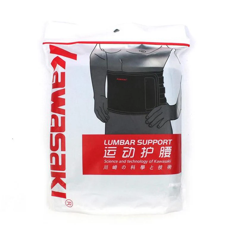 Эластичный регулируемый пояс для поддержки талии Kawasaki фитнеса защитный