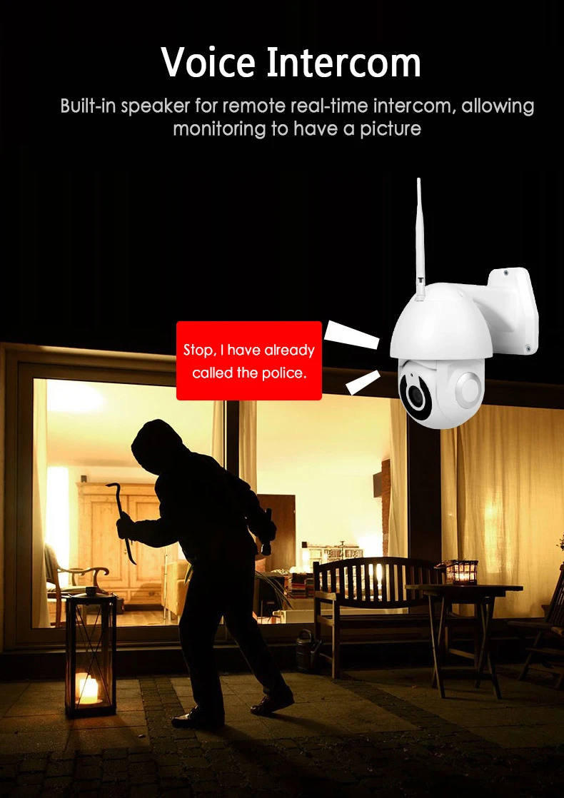 1080P PTZ 2MP IP Onvif камера Wifi наружная скоростная купольная беспроводная Wifi камера безопасности Поворотная Сеть CCTV домашнее наблюдение