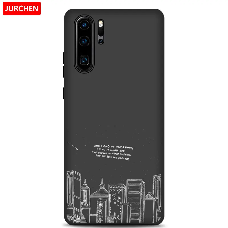 29 Чехол для телефона JURCHEN для huawei P30 Pro, чехол для huawei P30, чехол из ТПУ с рисунком, силиконовая Мягкая задняя крышка для huawei P30 P30Pro, чехол - Цвет: 29