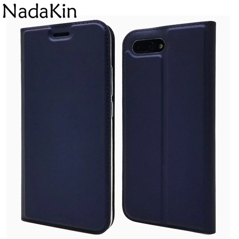 Роскошный кожаный флип-чехол-книжка для Huawei Honor 9 10 Lite View 20 8A 7A Pro 7X 7C 8X Play P Smart телефон кошелек