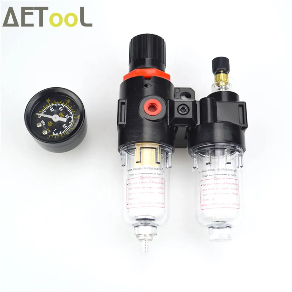 AETool воздушный компрессор масло вода сепаратор регулятор давления манометр