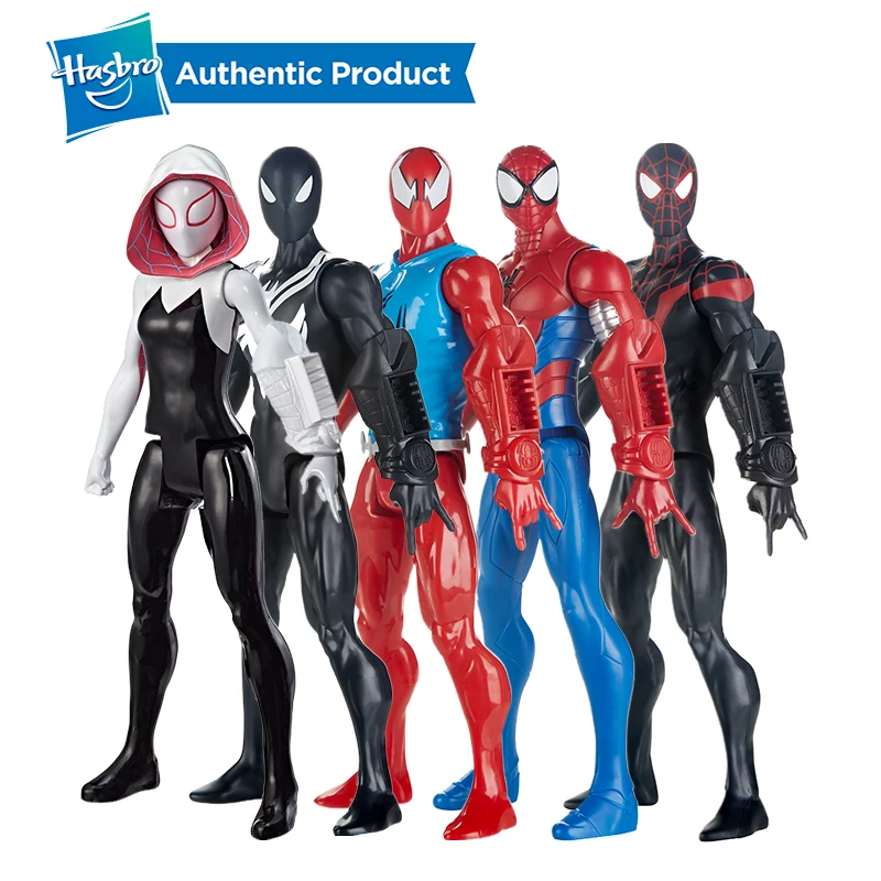 Hasbro Человек-паук серия Гвен Майлз Моралес Marvels алый паук бронированный черный костюм для девочек и мальчиков